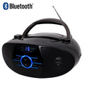 Jensen Portable Stereo CD Player w/Stereo Radio and Bluetooth